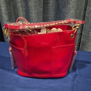 Steve Madden Bold Red Shoulder Bag
